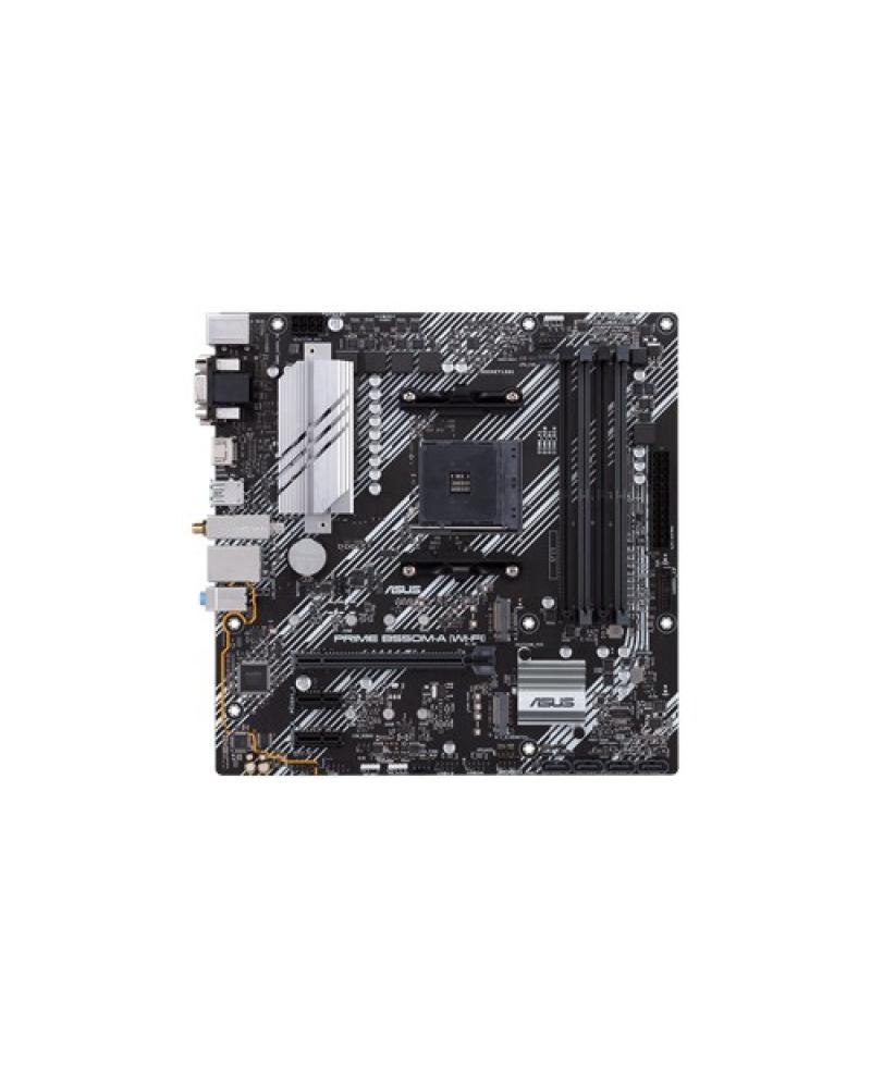 PLACA BASE ASUS PRIME B550M-A WI-FI - SOCKET AM4 SOPORTA AMD RYZEN 3RD GEN - CHIPSET AMD B550 - 4*DIMM DDR4 - HDMI - DVI-D - VGA