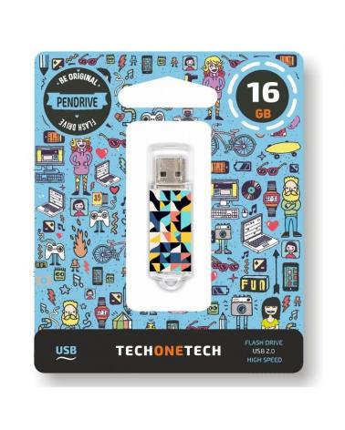 PENDRIVE TECH ONE TECH KALEYDOS 16GB USB 2.0 - Imagen 1