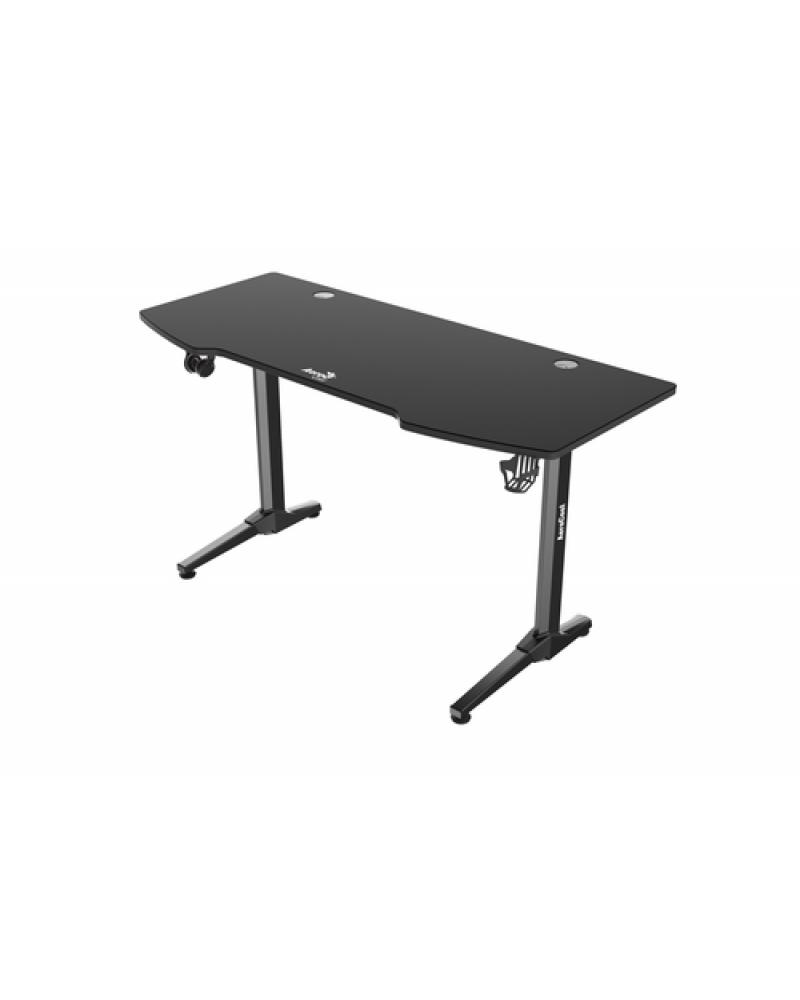 MESA GAMING AEROCOOL ACD2-140 - SUPERFICIE AGLOMERADO 18MM - PIES AJUSTABLES - SOPORTE AURICULARES - BANDEJA ESPECIAL PARA CABLE