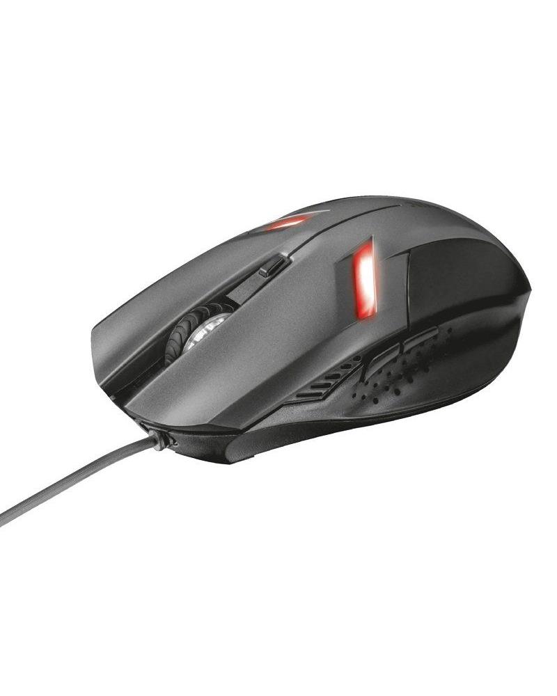 RATÓN TRUST ZIVA GAMING - SELECCIÓN VELOCIDAD 800-2000PPP - 6 BOTONES - ILUMINACIÓN LED - USB - Imagen 1