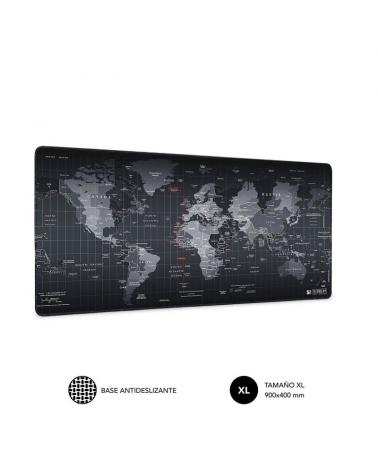ALFOMBRILLA SUBBLIM 01PUW01 WORLD XL NEGRA - CAUCHO ANTIDESLIZANTE - DIMENSIONES 90*40*0.3CM - SUPERFICIE RESISTENTE AL AGUA - I