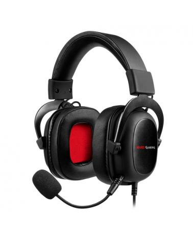 AURICULAR CON MICRÓFONO MARS GAMING MH5 - SONIDO POSICIONAL 7.1 DSP - DRIVERS 53MM - SOFTWARE DE CONTROL - JACK 3.5MM + USB - Im