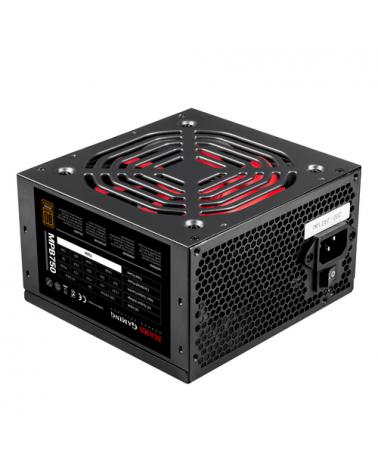 FUENTE DE ALIMENTACIÓN ATX MARS GAMING MPB750 - 750W - VENTILADOR 120MM - 10DB - EFICIENCIA 80 PLUS BRONZE 230V - NEGRA/ROJA - T