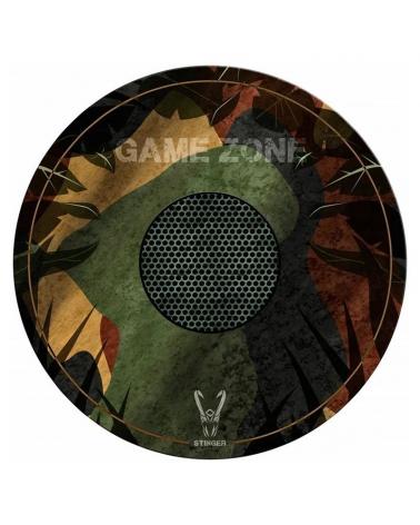ALFOMBRA GAMING WOXTER STINGER FLOORPAD CAMUFLAJE - DIÁMETRO 120CM - MICROFIBRA CON BASE CAUCHO - LAVABLE - Imagen 1