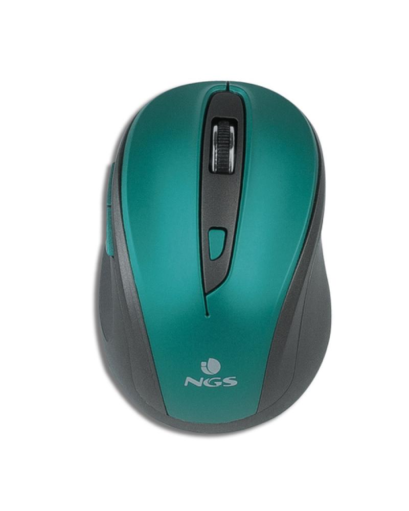 RATÓN INALÁMBRICO NGS EVO MUTE BLUE - 800/1600 DPI - 2.4 GHZ - 5 BOTONES SILENCIOSOS - RECEPTOR NANO USB - 2XAAA - Imagen 1