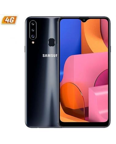SMARTPHONE MÓVIL SAMSUNG GALAXY A20S BLACK - 6.5'/16.5CM - CAM (13+8+5)/8MP - OC 1.8GHZ - 32GB - 3GB RAM - ANDROID - 4G - DUAL S