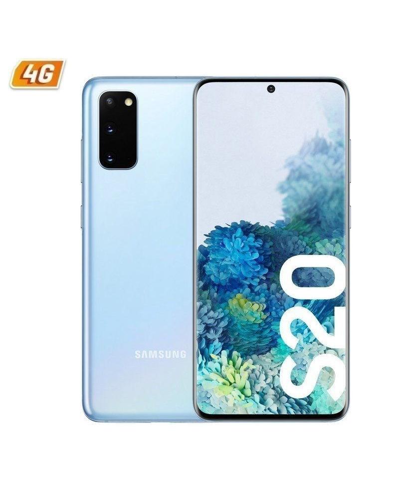 SMARTPHONE MÓVIL SAMSUNG GALAXY S20 CLOUD BLUE - 6.2'/15.75CM - CAM (64+12+12)/10MP - OC - 128GB - 8GB RAM - ANDROID - 4G - BAT 