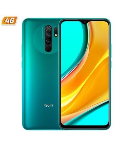 SMARTPHONE MÓVIL XIAOMI REDMI 9 OCEAN GREEN - 6.53'/16.59CM - MTK HELIO G80 - 4GB RAM - 64GB - CAM (13+8+5+2)/8MP - 4G - DUAL SI