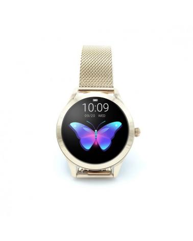 RELOJ INTELIGENTE INNJOO VOOM GOLD - PANTALLA COLOR 2.6CM - BT 4.0 - CUANTIFICADOR SALUD - IP68 - BAT. 120MAH - COMPAT. ANDROID/
