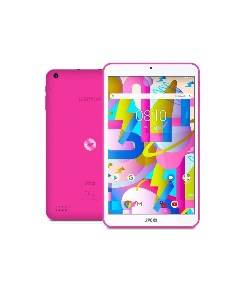 TABLET SPC LIGHTYEAR 8 ROSA - QC A35 1.3GHZ - 2GB DDR3 - 16GB - 8'/20.32CM IPS HD - CAM 2MPX- BT - MICRO SD - BAT 3500MAH - ANDR