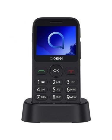 TELÉFONO MÓVIL ALCATEL 20.19G METALIC GRAY - 2.4'/6.09CM QVGA - 16MB ROM - 8MB RAM - MICROSD - BT - BOTÓN SOS - FM - LINTERNA - 