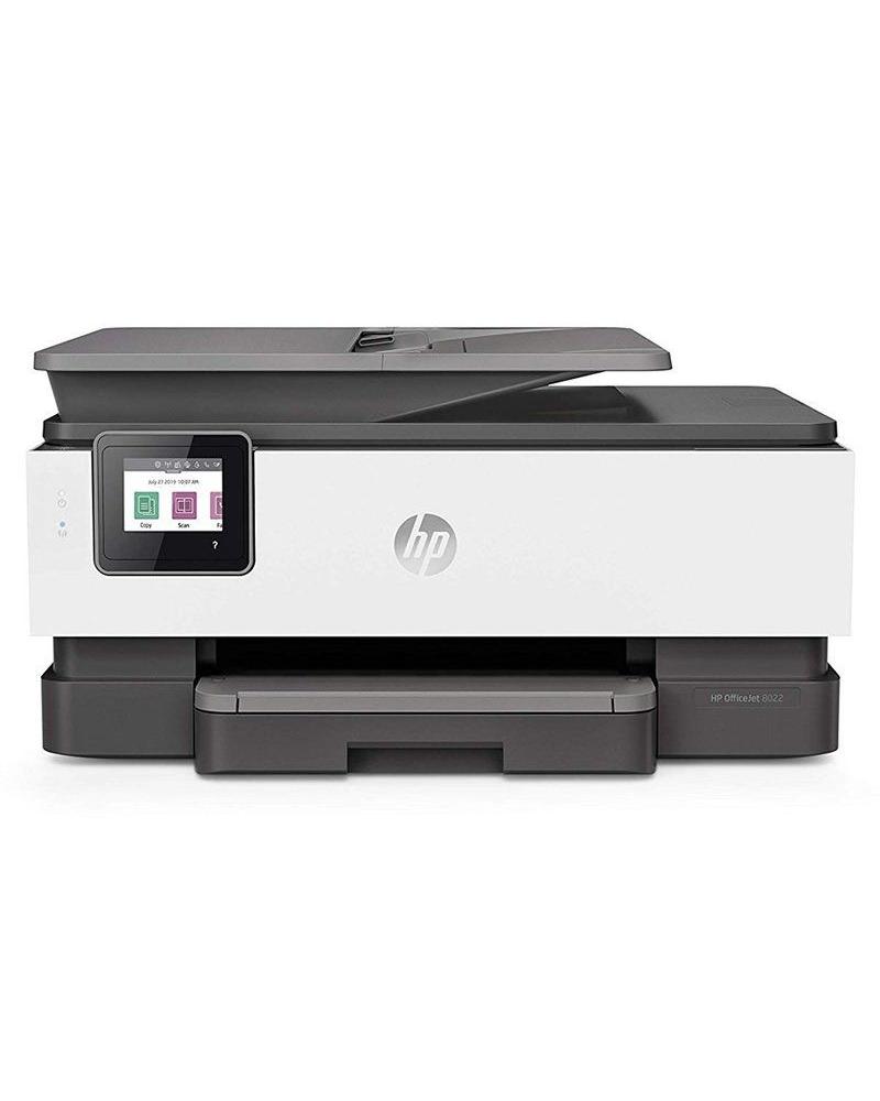 MULTIFUNCIÓN HP WIFI CON  FAX OFFICEJET PRO 8022 - 20/10 PPM ISO - DUPLEX - SCAN 1200PPP - LAN - ADF - BANDEJA 225 HOJAS - CART.