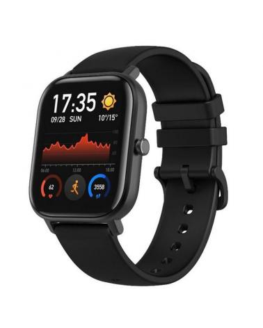 RELOJ INTELIGENTE HUAMI AMAZFIT GTS OBSIDIAN BLACK - PANTALLA 1.65'/4.19CM - BT 5.0 - SENSOR FRECUENCIA CARDIACA - GPS - NOTIFIC