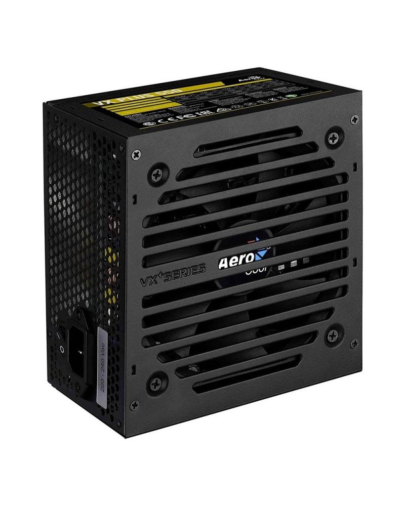 FUENTE DE ALIMENTACIÓN AEROCOOL VX PLUS 650 - 650W - VENTILADOR 12CM - PCI-E 6+2PIN - CABLE PRINCIPAL 500MM - Imagen 1