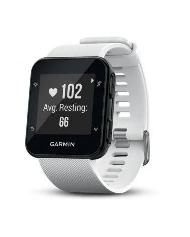 RELOJ DEPORTIVO CON GPS GARMIN FORERUNNER 35 BLANCO - PANTALLA 23.5*23.4MM - MULTISPORT - SALUD - NOTIFICACIONES - 5ATM - Imagen