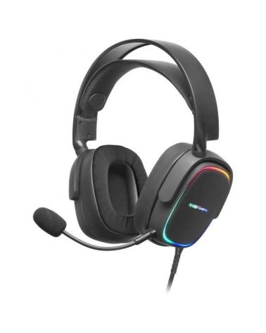 AURICULARES DIADEMA CON MICRÓFONO MARS GAMING MHAX NEGROS - DRIVERS HI-FI 53MM - MICRÓFONO OMNIDIRECCIONAL - CONECTOR JACK 3.5MM