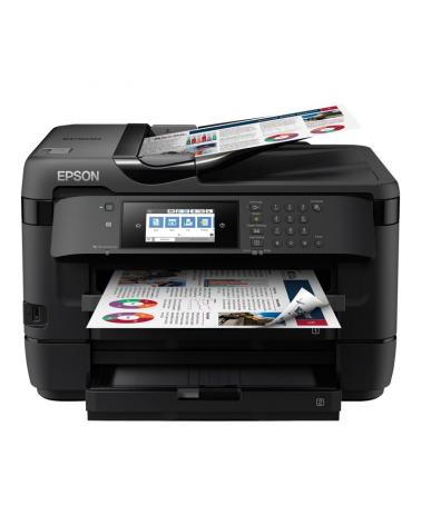 Multifunción A3+ Epson Workforce WF-7720DTWF Wifi/ Fax/ Dúplex/ Negra - Imagen 1