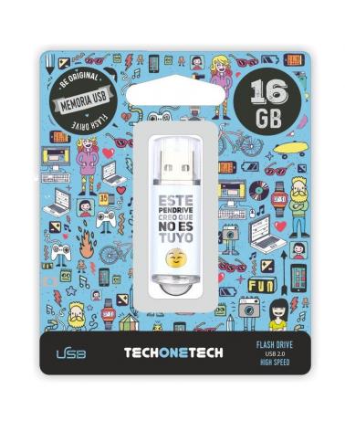 PENDRIVE TECH ONE TECH NOESTUYO 16GB USB 2.0 - Imagen 1
