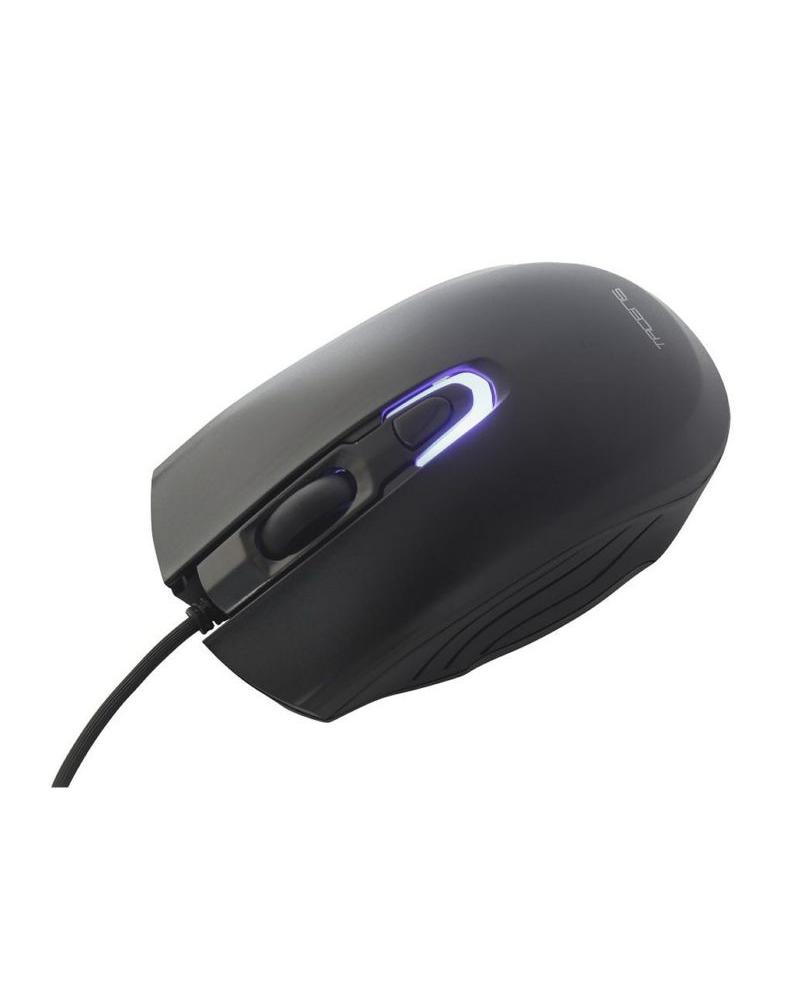 RATÓN ÓPTICO DE CABLE ANIMA AM1 - 2000DPI - BOTÓN CAMBIO DIRECTO DPI - DISEÑO AMBIDIESTRO - USB2.0 NEGRO - Imagen 1