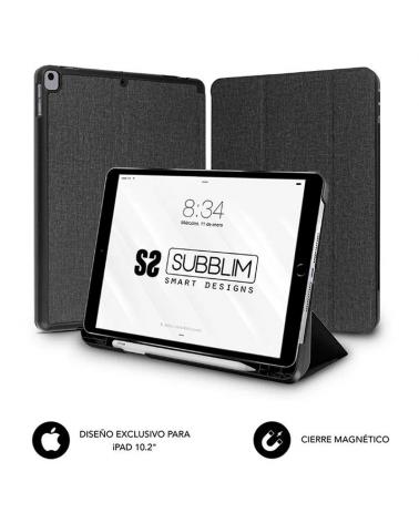 Funda Subblim Shock Case para Tablet iPad 10.2'/ Negra - Imagen 1
