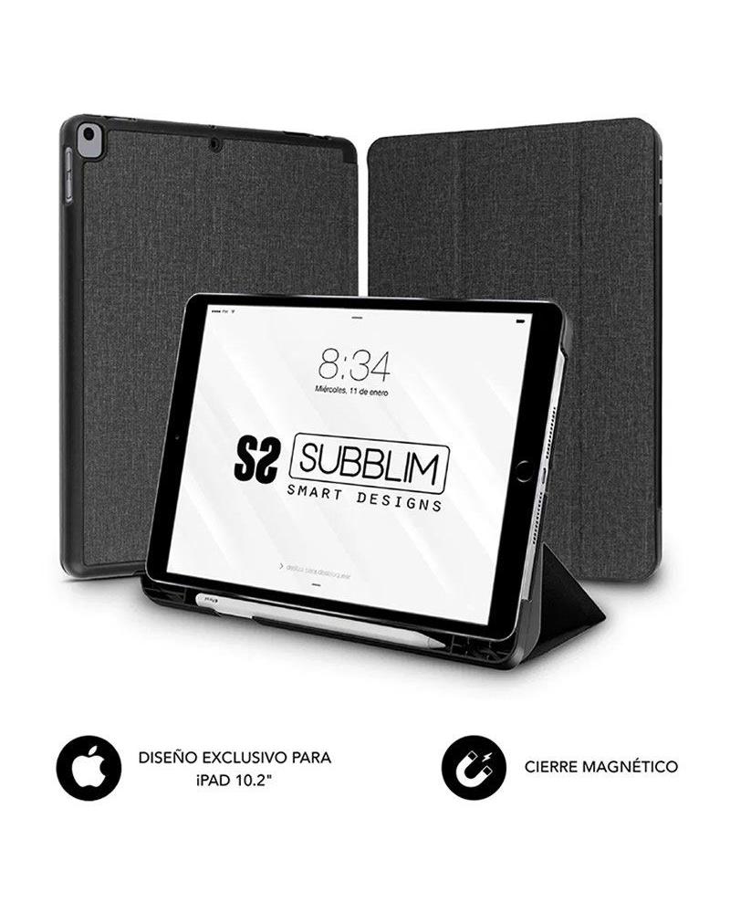 Funda Subblim Shock Case para Tablet iPad 10.2'/ Negra - Imagen 1