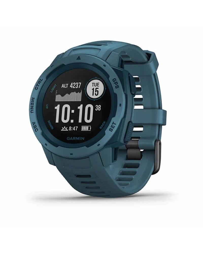 RELOJ DEPORTIVO CON GPS GARMIN INSTINCT AZUL - PANTALLA 23*23MM - MULTISPORT - SALUD - NOTIFICACIONES - 10ATM - Imagen 1