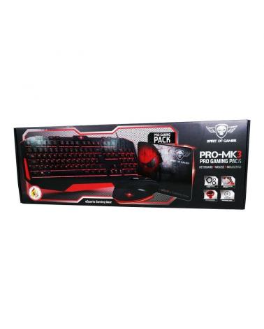 Pack Gaming Spirit of Gamer PRO-MK3/ Teclado PRO-K3 + Ratón PRO-M3 + Alfombrilla - Imagen 1