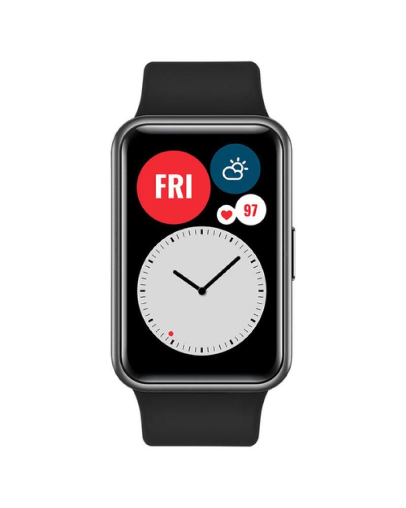 RELOJ INTELIGENTE HUAWEI WATCH FIT ACTIVE NEGRO GRAFITO - CONTROL SALUD - NOTIFICACIONES - BT 5.0 - Imagen 1