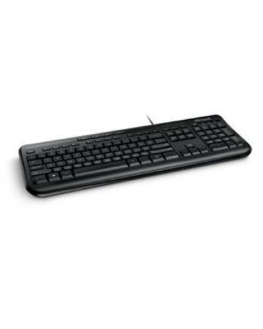 TECLADO MICROSOFT 600 WIRED NEGRO PORTUGUES - Imagen 1