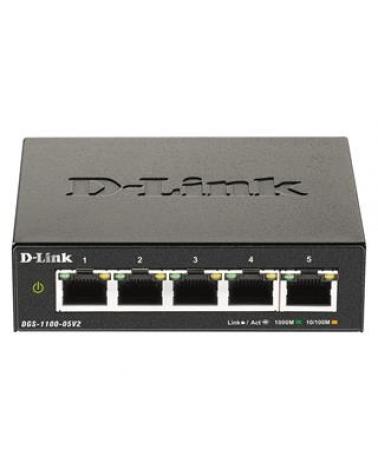 SWITCH GIGABIT 5 PUERTOS SMART MANAGED D-LINK - Imagen 1