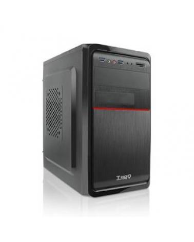 CAJA SEMITORRE TOOQ MICRO ATX TQC-4745DU3C-B NEGRA F.A.500W 2XUSB3 LECTOR TARJETAS - Imagen 1