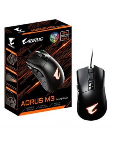 RATON GIGABYTE AORUS M3 GAMING RGB 6400 DPI - Imagen 1