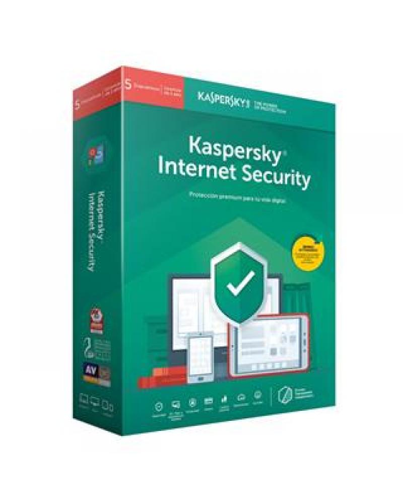 KASPERSKY INTERNET SECURITY 2020 5 LIC. M.DEV - Imagen 1