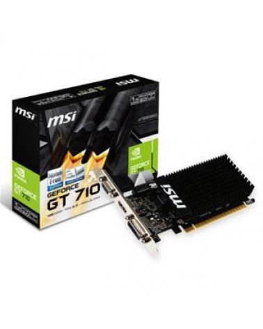 VGA MSI GT 710 1GB DDR3 LP PASIVA VGA HDMI DVI-D - Imagen 1