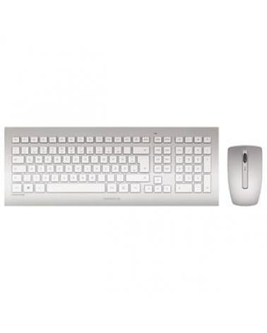 TECLADO Y RATON CHERRY INALAMBRICO DW 8000 SILVER· - Imagen 1