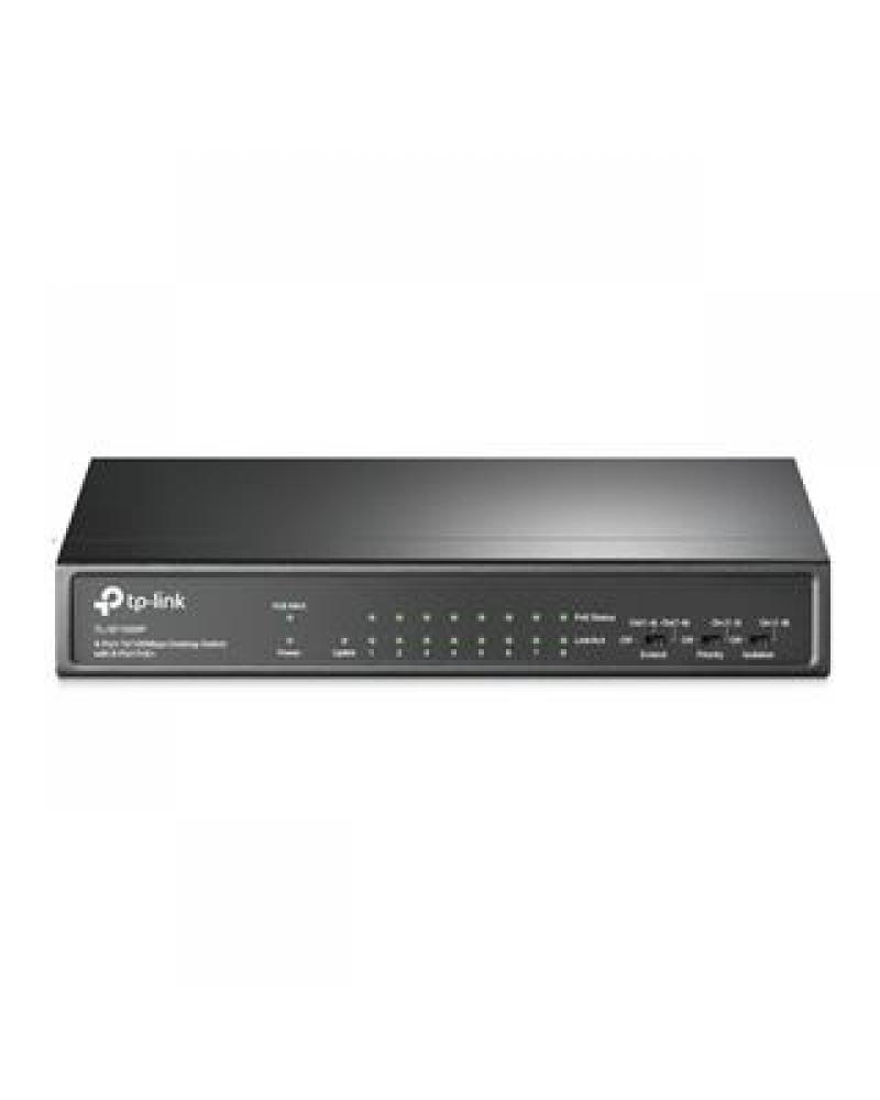 SWITCH 8 PUERTOS 10/100 TP-LINK 4 PoE+ - Imagen 1