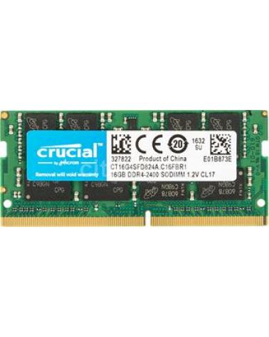 MODULO SODIMM DDR4 16GB 2400MHZ CRUCIAL CL17· - Imagen 1
