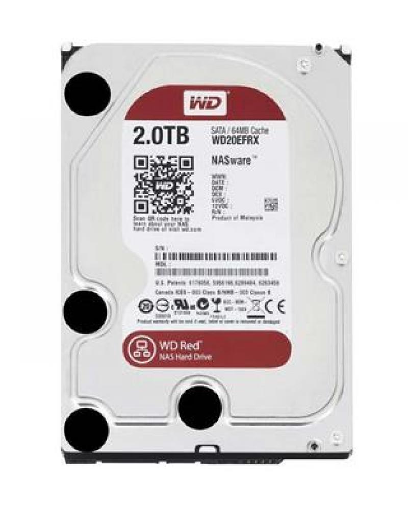 HD 3.5' WESTERN DIGITAL 2TB RED SATA3 256MB - Imagen 1