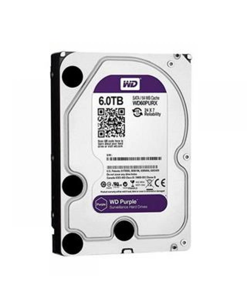 HD 3.5' WESTERN DIGITAL 3TB SATA3 64MB PURPLE - Imagen 1