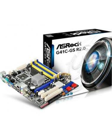 PLACA INTEL 775 ASROCK G41C-GS 2.0 COMBO-DESPRECINTADO - Imagen 1