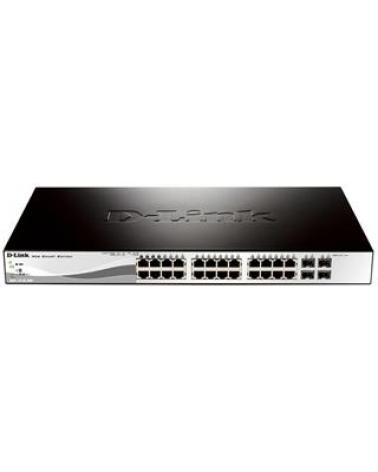 SWITCH D-LINK 24PORT POE +4SFP SMART+ GESTIONABLE - Imagen 1