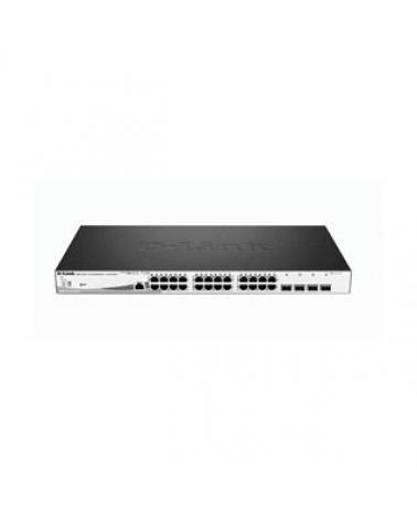 SWITCH 28-PORT POE+ D-LINK TRADE SMART+ 4SFP GESTIONABLE - Imagen 1