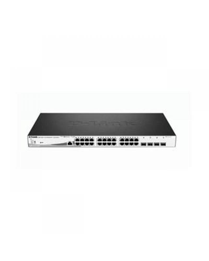 SWITCH 28-PORT POE+ D-LINK TRADE SMART+ 4SFP GESTIONABLE - Imagen 1