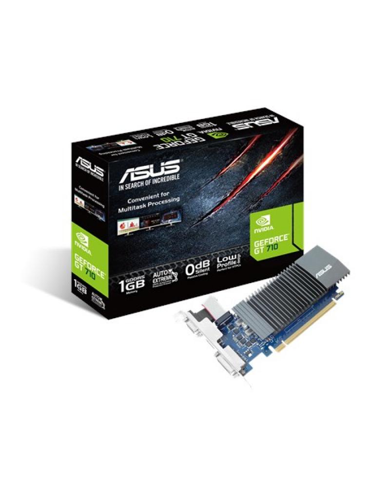 Tarjeta Gráfica Asus GeForce GT 710/ 1GB GDDR5/ Perfil Bajo - Imagen 1