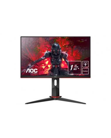 Monitor Gaming AOC 24G2U5/BK 23.8'/ Full HD/ Multimedia/ Negro - Imagen 1