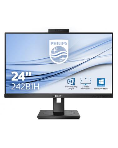 Monitor Profesional Philips 242B1H 23.8'/ Full HD/ Multimedia/ Negro - Imagen 1