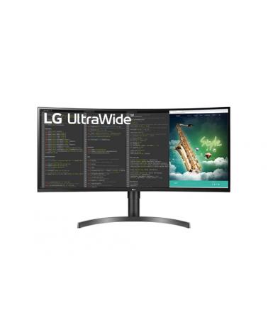 Monitor Ultrapanorámico Curvo LG 35WN65C-B 35'/ WQHD/ Multimedia/ Negro - Imagen 1