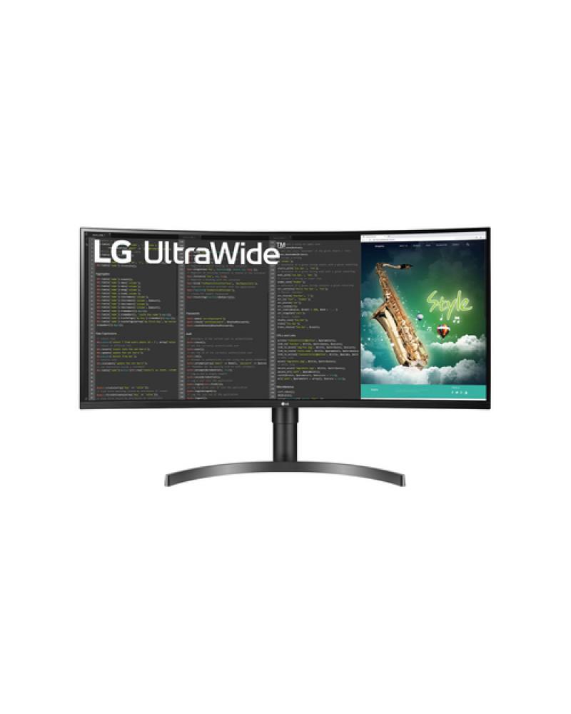 Monitor Ultrapanorámico Curvo LG 35WN65C-B 35'/ WQHD/ Multimedia/ Negro - Imagen 1
