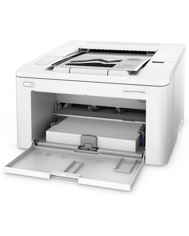 Impresora Láser Monocromo HP Pro M203DW Wifi/ Dúplex/ Blanca - Imagen 1