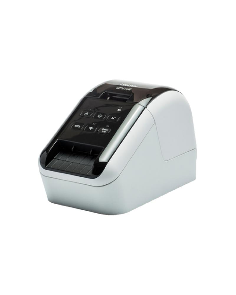 IMPRESORA DE ETIQUETAS TÉRMICA BROTHER QL-810W - IMPRESIÓN NEGRO Y ROJO - WIFI - 176MM/S - SOFTWARE DISEÑO ETIQUETAS P-TOUCH EDI